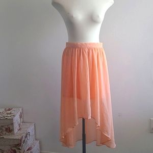 High low skirt